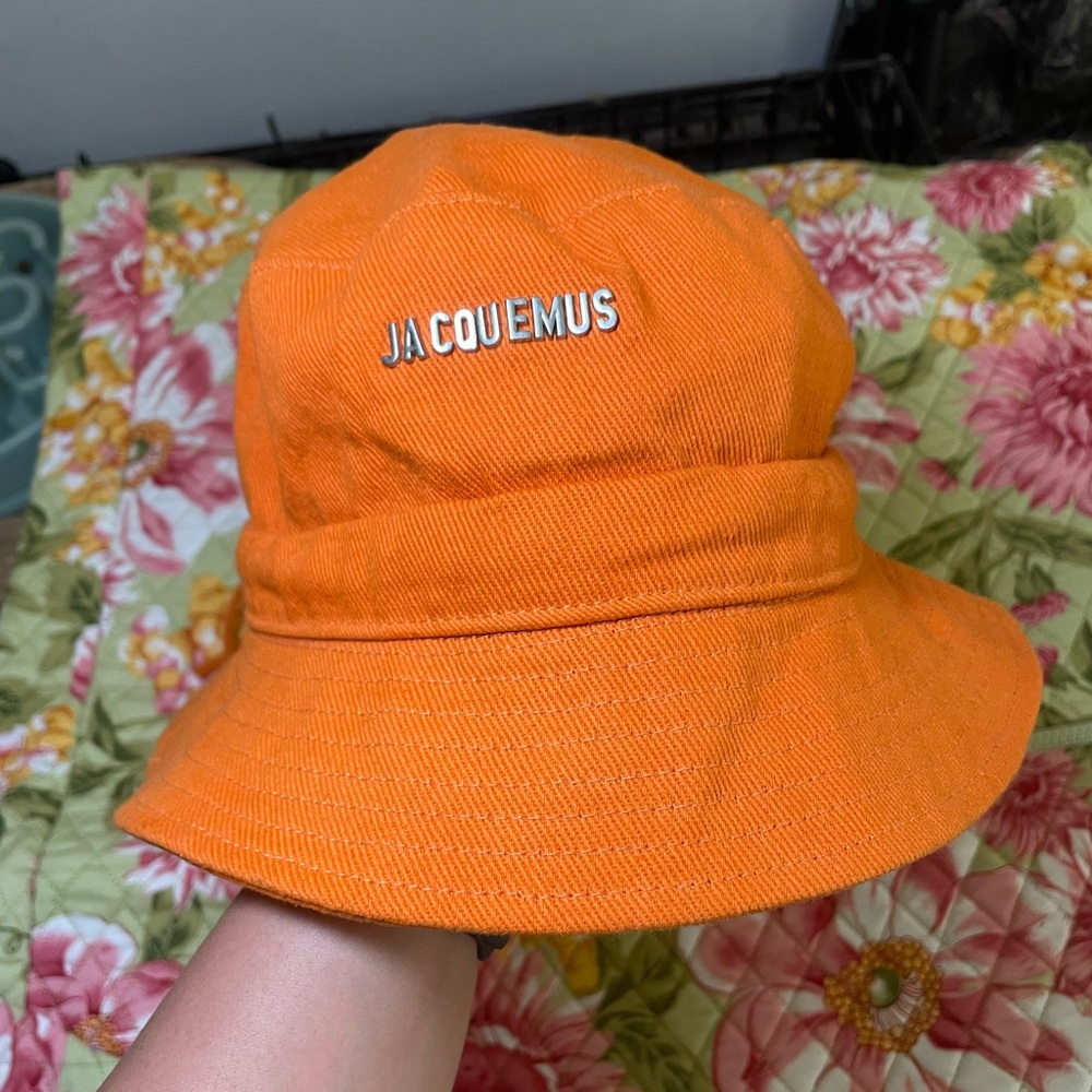 Jacquemus Bright Orange Hat - Picture 2 of 4